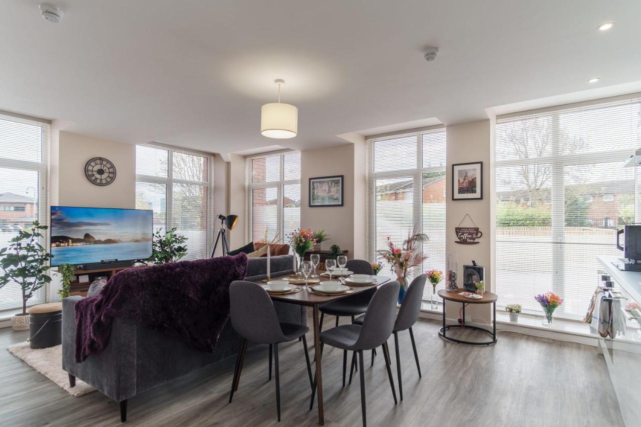 2 Bedroom Modern Apartment In מנצ'סטר מראה חיצוני תמונה